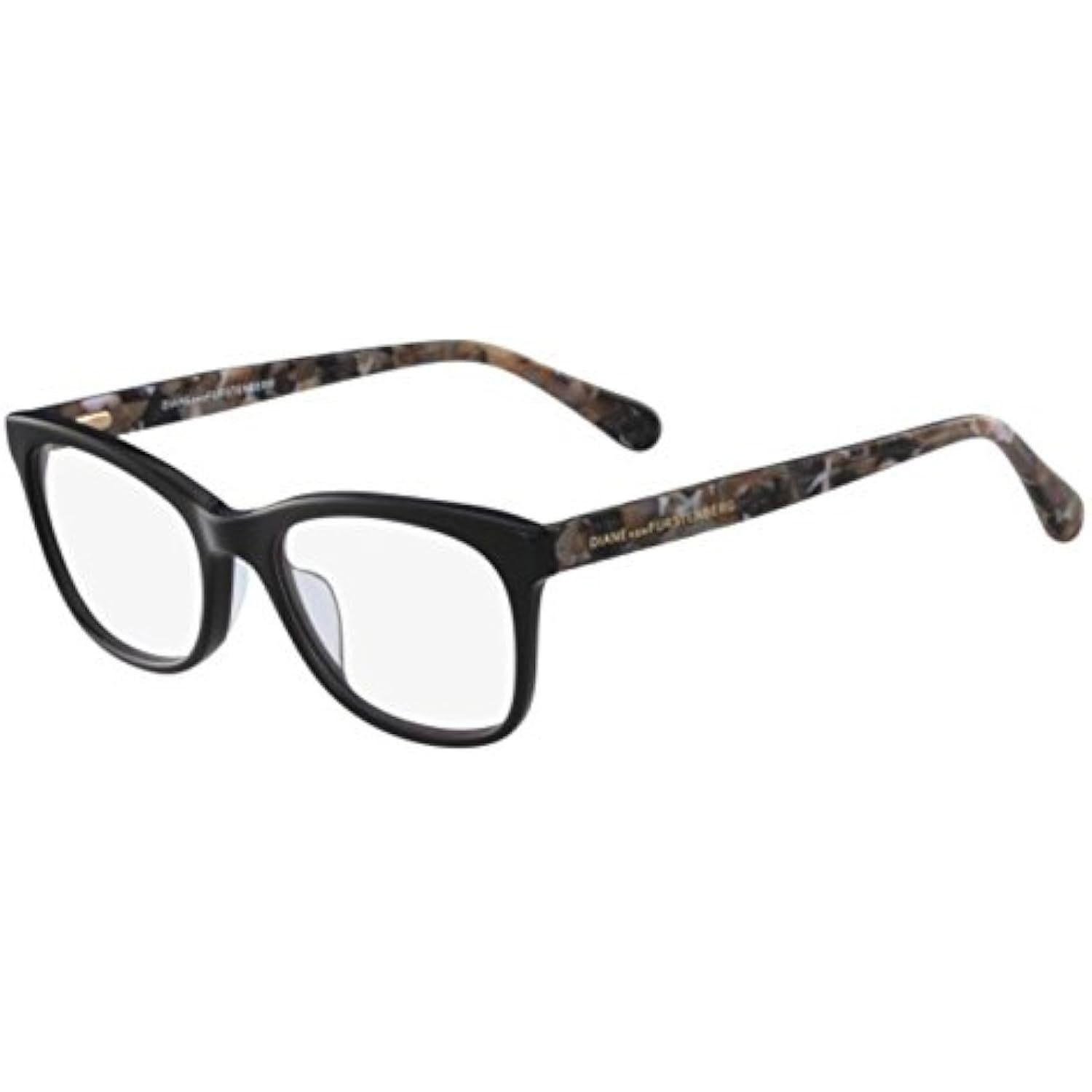 New Diane Von Furstenberg Dvf 5093 001 Black Eyeglasses 52mm With Dvf Case